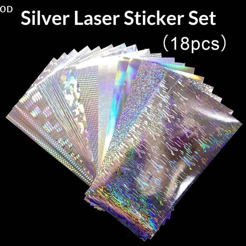Fishing Equipment And Accessories - 18Pcs Fish Scale Lure Tapes 20x10CM