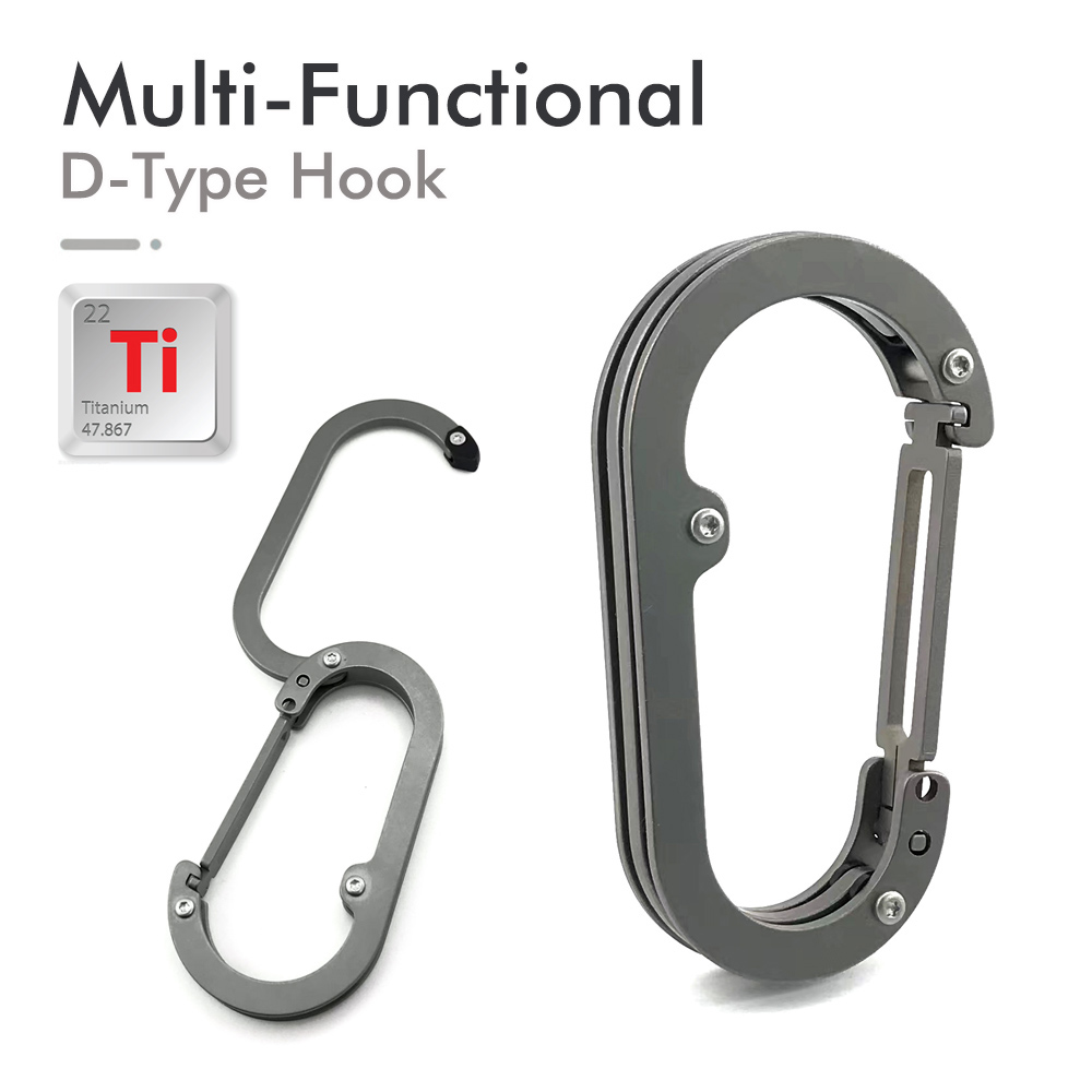 Fishing Equipment And Accessories - Multifunctional D-type Hook Carabiner Outdoor Backpack