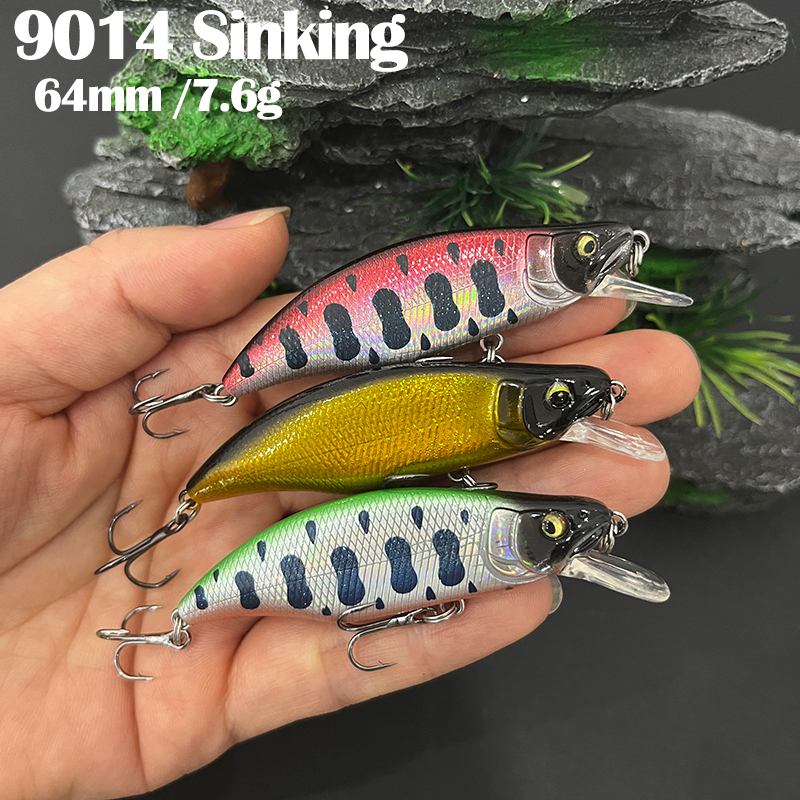 Fishing Equipment In Japanese - River Stream Minnow Lure 7.6g 64mm