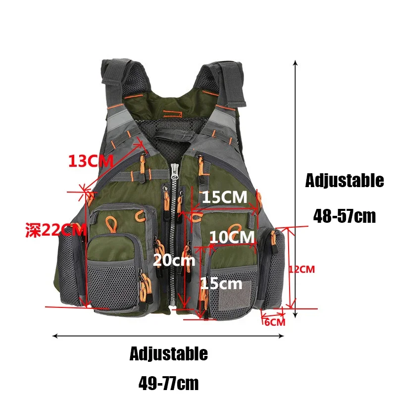 Adjustable Fishing Vest Breath – Fishing Vest Jacket Bewertung und Preis
