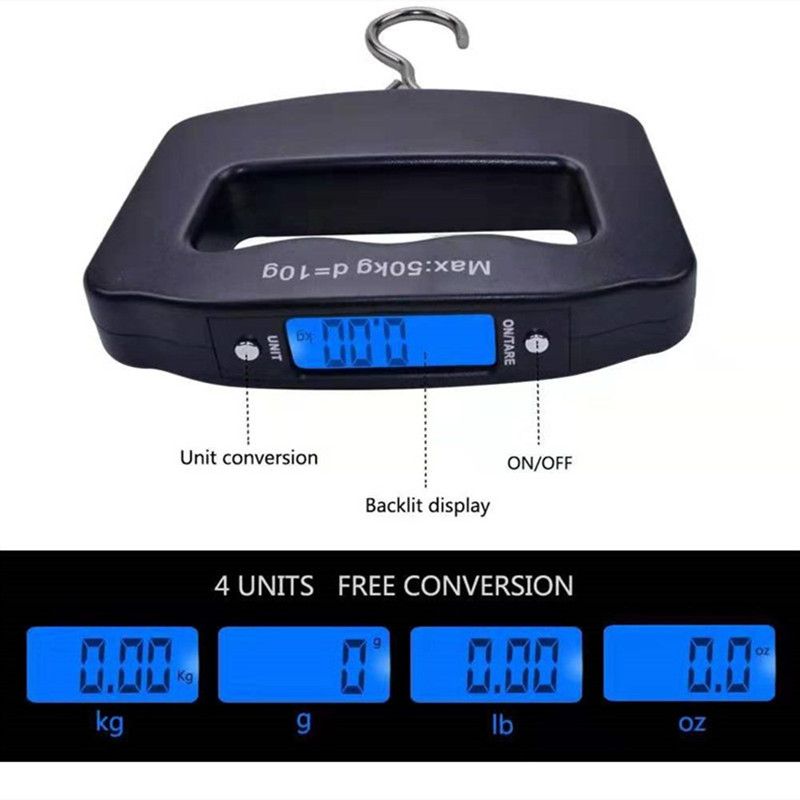 50kg Digital Fishing Scale Han – Fishing Equipment And Accessories Bewertung und Preis