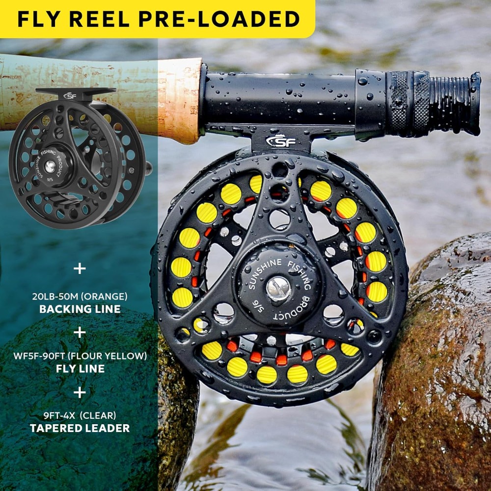Fly Fishing Rod Combo Starter  – Carbon Fishing Rod Bewertung und Preis