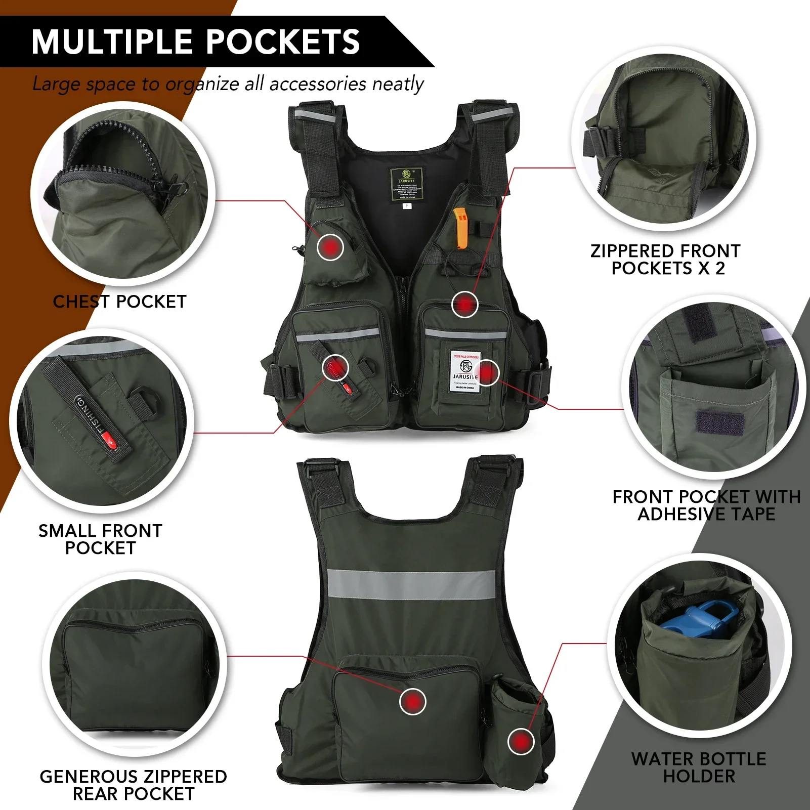 2026 Adult Lure Life Jacket Ro – Fishing Vest Jacket Bewertung und Preis