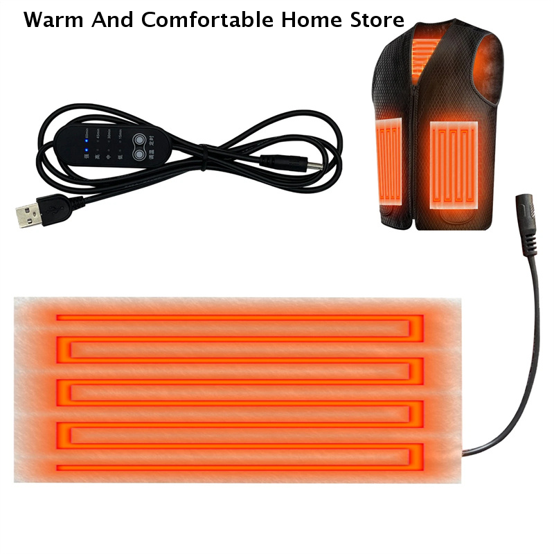 5V USB Warm Paste Pads Fast-He – Fishing Vest Jacket Bewertung und Preis