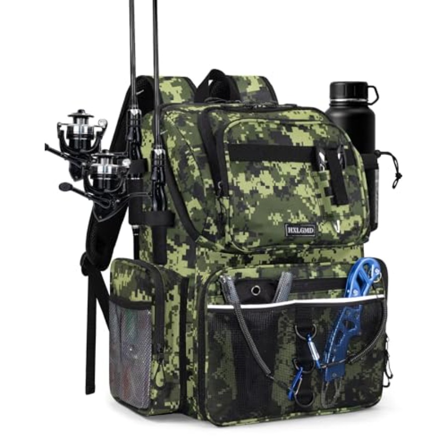 Fishing Backpack with Rod Hold – Fishing Equipment Rod Bewertung und Preis