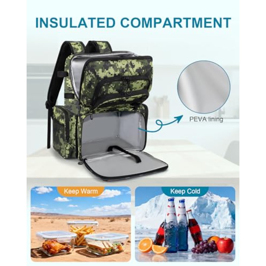 Fishing Backpack with Rod Hold – Fishing Equipment Rod Bewertung und Preis
